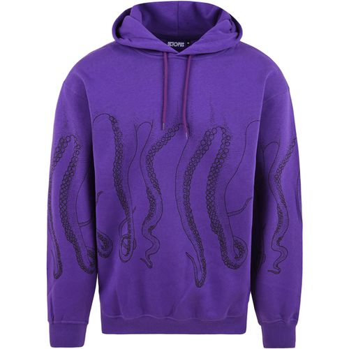 Polo maniche lunghe uomo felpa con cappuccio 24WOSH03 OUTLINE HOODIE - Octopus - Modalova