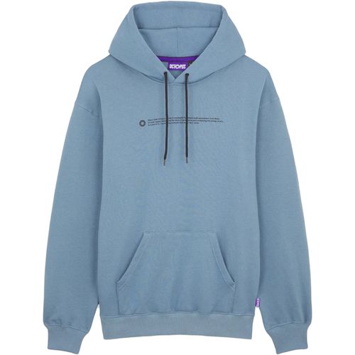 Polo maniche lunghe uomo felpa con cappuccio 24WOSH18 OUTLINE LOGO HOODIE - Octopus - Modalova