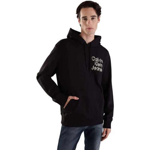 Felpa STACKED EUPHORIC LOGO HOODIE - Calvin Klein Jeans - Modalova