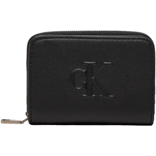 Portafoglio SCULPTED MED ZIP AROUND DEBOSS K60K612741 - Calvin Klein Jeans - Modalova