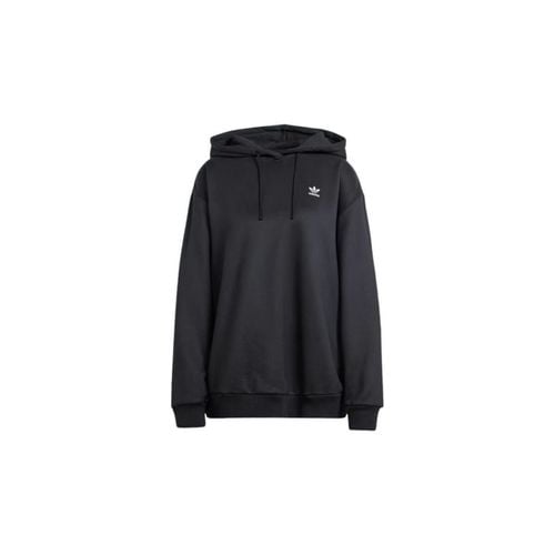 Felpa Maglia Trefoil Hoodie Donna Black - Adidas - Modalova