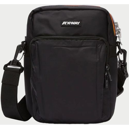 Borsa a tracolla Tracolla nera Erloy con logo siliconato - K-way - Modalova