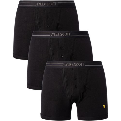 Mutande uomo Lewis 3 Paia Di Boxer Con Bottoni - Lyle & Scott - Modalova