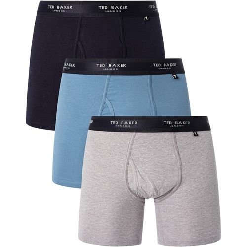 Mutande uomo Slip in pile del boxer di cotone da 3 pacchetti - Ted baker - Modalova