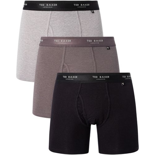 Mutande uomo Slip in pile del boxer di cotone da 3 pacchetti - Ted baker - Modalova