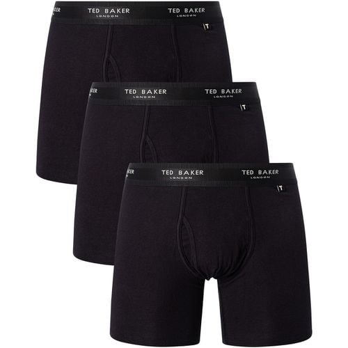 Mutande uomo Slip in pile del boxer di cotone da 3 pacchetti - Ted baker - Modalova