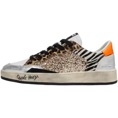 Sneakers sneakers donna Chelsea glitter oro - Crime london - Modalova