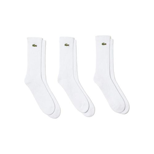 Calzini Sport 3 Pack High Cut Socks White - Lacoste - Modalova