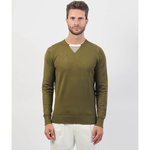 Maglione Maglia in misto viscosa effetto doppio collo - Yes Zee - Modalova