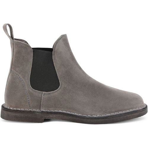 Stivali Leonardo - Suede Gray - Duca Di Morrone - Modalova