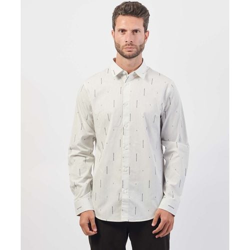 Camicia a maniche lunghe Camicia casual in popeline di cotone - EAX - Modalova