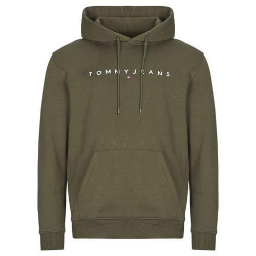 Felpa TJM REG LINEAR LOGO HOODIE EXT - Tommy Jeans - Modalova