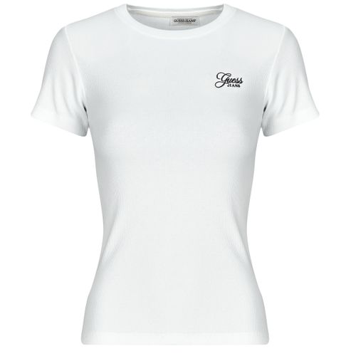 T-shirt SS CN SNAP EMBRO SLIM TOP - Guess - Modalova