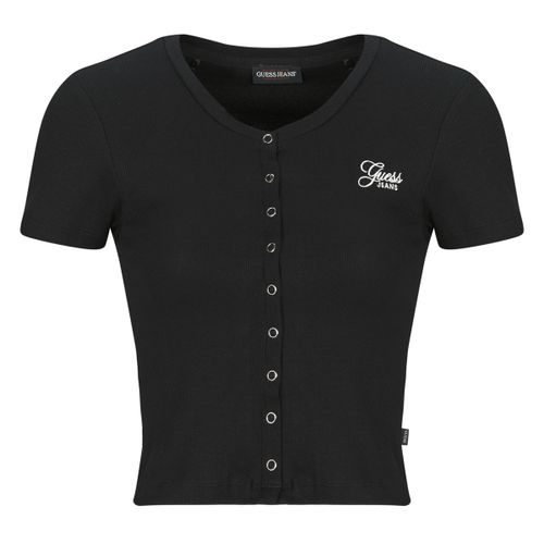 T-shirt SL CN SNAP EMBRO SLIM TOP - Guess - Modalova