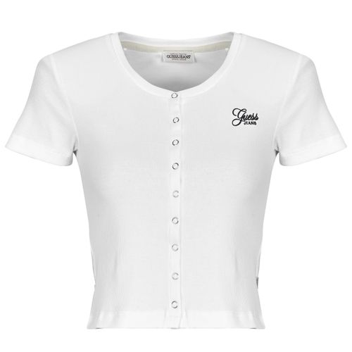 T-shirt SL CN SNAP EMBRO SLIM TOP - Guess - Modalova