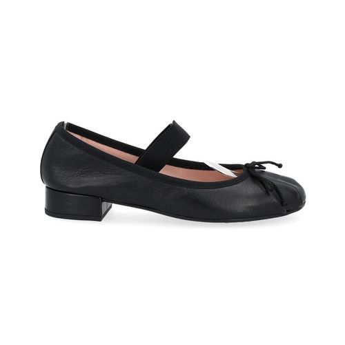 Classiche basse Ballerina Gretschen in pelle nera - Pretty ballerinas - Modalova