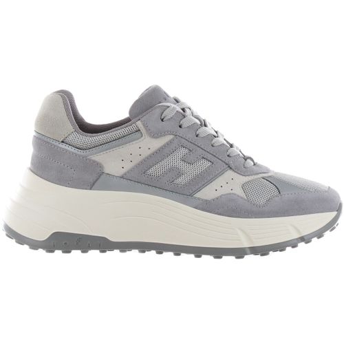 Sneakers Sneaker hi-fi in camoscio e tessuto tecnico - Hogan - Modalova