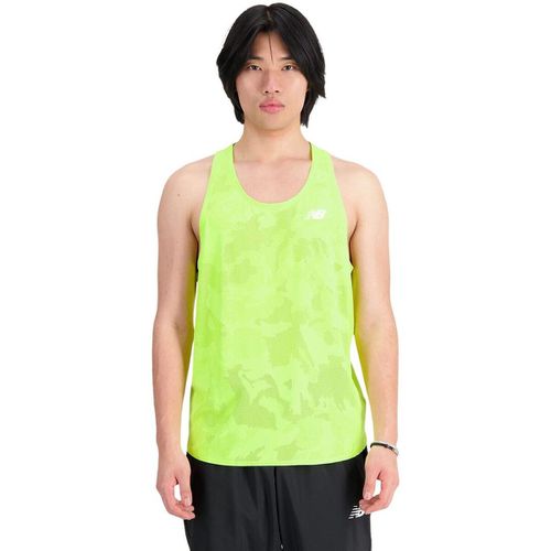 T-shirt senza maniche Q SPEED JACQUARD SINGLET - New balance - Modalova