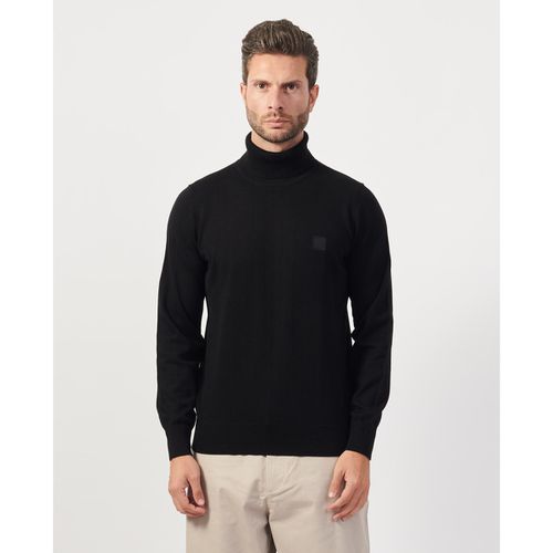 Maglione Maglione uomo a collo alto in cotone e cashmere - Boss - Modalova