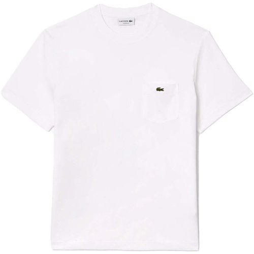 T-shirt & Polo Chest Pocket Cotton T-Shirt White - Lacoste - Modalova