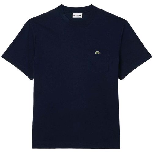 T-shirt & Polo Chest Pocket Cotton T-Shirt Midnight - Lacoste - Modalova