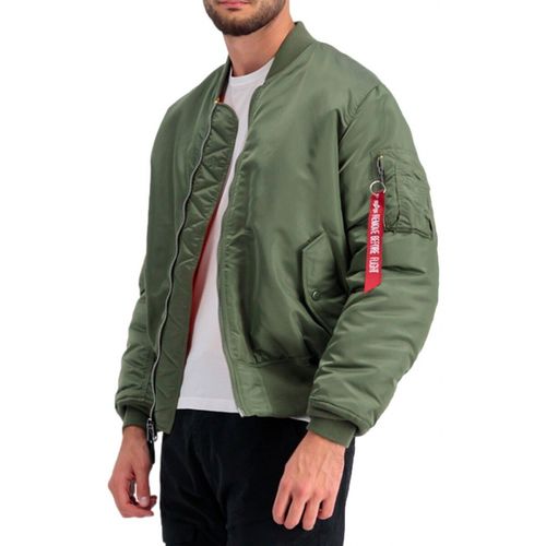 Giacche Bomber Reversibile Ma-1 Heritage Sage-Green - Alpha - Modalova