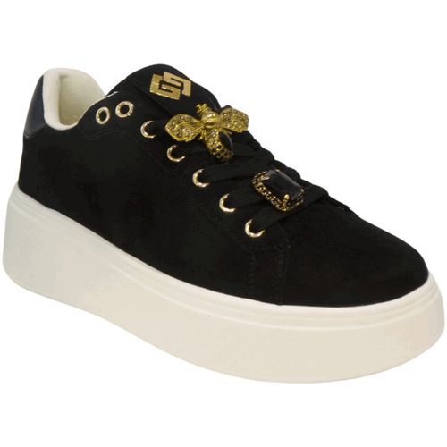 Sneakers basse ; CAMOSCIO GB879 - Gold&gold - Modalova