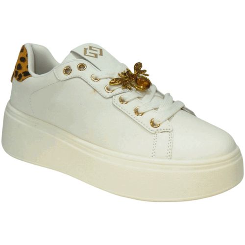 Sneakers basse ; ECOPELLE /LEOPARD GB867 - Gold&gold - Modalova