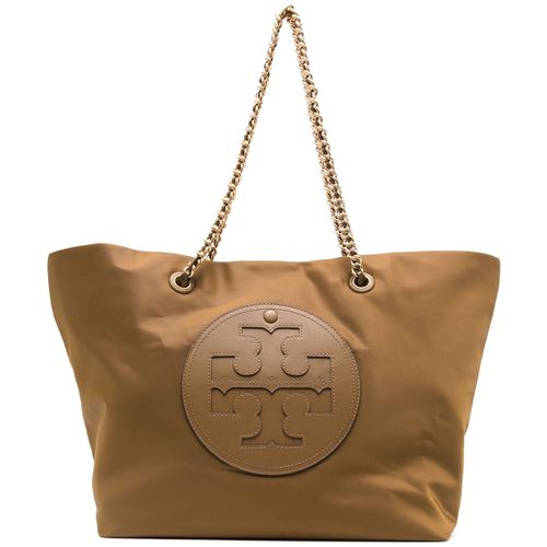 Borsa Shopping Shopping Bag Ella Chain in nylon - Tory Burch - Modalova