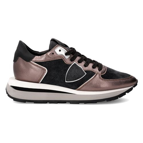 Sneakers Sneaker donna Tropez Haute nero bronzo - Philippe Model - Modalova