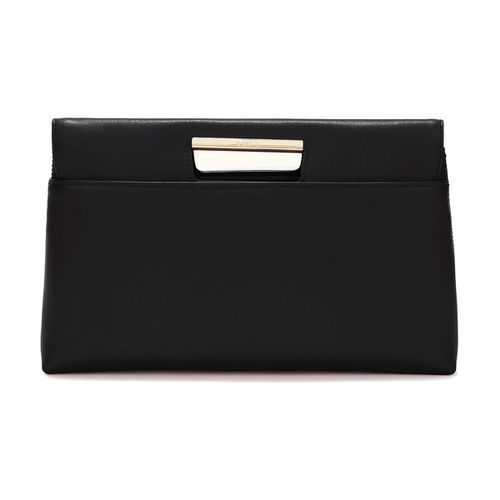 Borsa Shopping Pochette a mano nera in pelle - Furla - Modalova