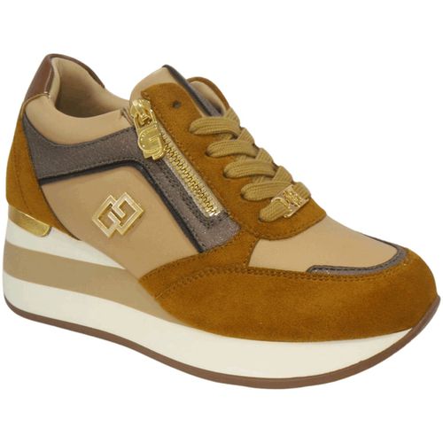 Sneakers basse ; ECOPELLE GB863 - Gold&gold - Modalova