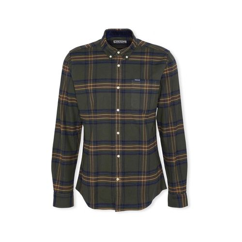 Camicia a maniche lunghe Shirt Portdown Tailored - Olive - Barbour - Modalova