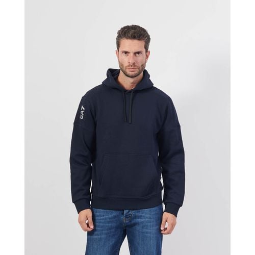 Felpa Felpa uomo con cappuccio e logo su manica - Emporio Armani EA7 - Modalova