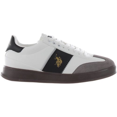 Sneakers Sneaker in ecopelle con tallone a contrasto - U.S Polo Assn. - Modalova