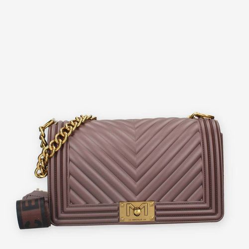 Borsa a tracolla FLAT M_24-CHOCOLATE / LIGHT OTTONE - Marc Ellis - Modalova