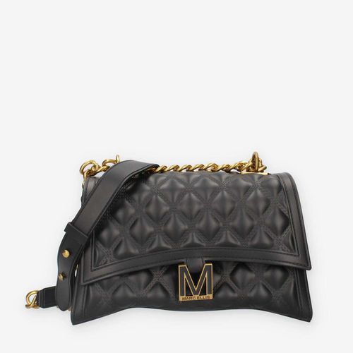 Borsa a tracolla FLAT RHOMBUS M_24-BLACK / LIGHT OTTONE - Marc Ellis - Modalova