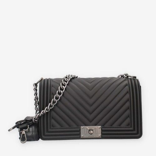 Borsa a tracolla FLAT M_24-BLACK / SATIN CDF - Marc Ellis - Modalova