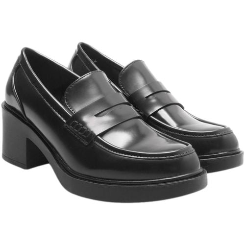 Scarpe X31-82 Mocassini Donna Con Tacco Medio Black - Queen Helena - Modalova