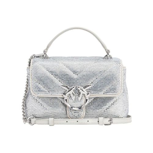 Borsette LOVE LADY PUFF MINI CL FULL STRASS BIG CHEVRON - Pinko - Modalova