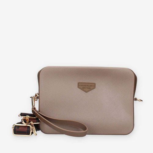 Borsa a tracolla FLAT FLOWE-BRONZE / LIGHT GOLD - Marc Ellis - Modalova