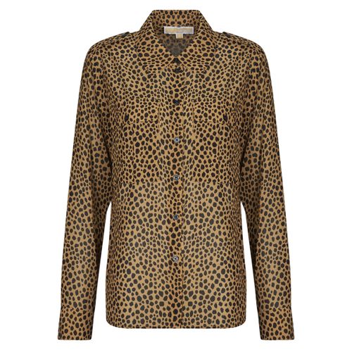 Camicia CHEETAH BTN DOWN BLS - MICHAEL Michael Kors - Modalova