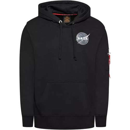 Polo maniche lunghe uomo felpa con cappuccio 178317 03 SPACE SHUTTLE HOODY - Alpha - Modalova