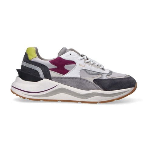 Sneakers basse D.A.T.E. sneaker fuga grigia viola - Date - Modalova