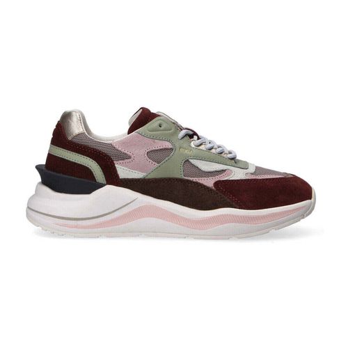 Sneakers basse D.A.T.E. sneaker fuga bordeaux verde - Date - Modalova