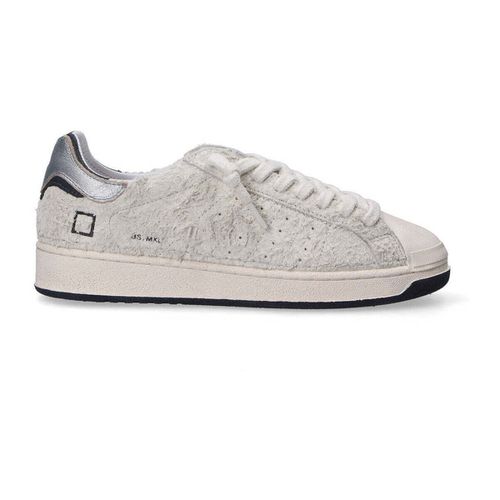 Sneakers basse D.A.T.E. sneaker base hairy bianca argento - Date - Modalova