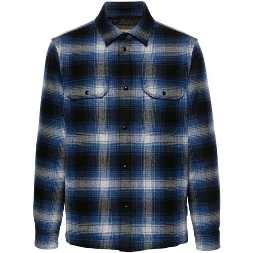 Camicia a maniche lunghe ALASKAN WOOL CHECK OVERSHIRT - Woolrich - Modalova