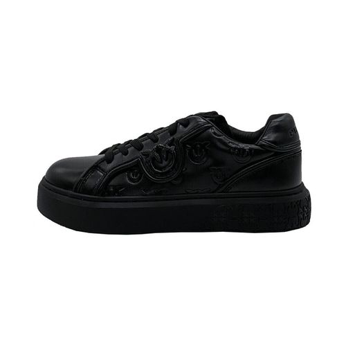 Sneakers basse YOKO 06-SNEAKER CALF LEATHER/MONOGRAM - Pinko - Modalova