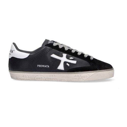 Sneakers sneaker Steven pelle nera - Premiata - Modalova