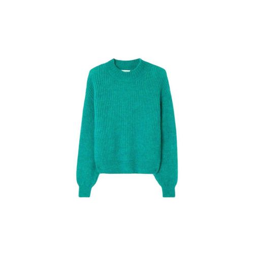 Maglione Maglia East Turtleneck Donna Duck Blue Melange - American vintage - Modalova